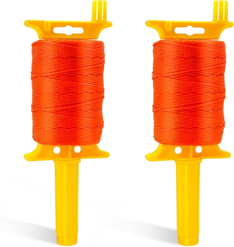 Philbinden 2 Pack Mason Line with Handle,540ft #18 Braided Nylon Mason Line for Gardening, Masonry Tools, Surveying, Kite Twine String or DIY Project - Image 1